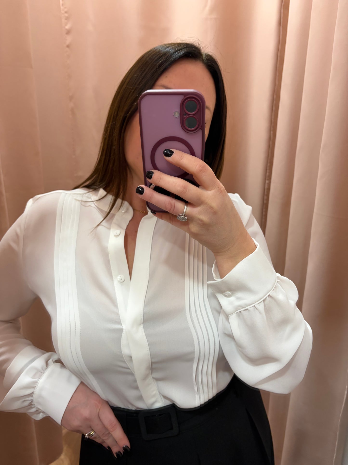 Camicia Plisset Chiffon