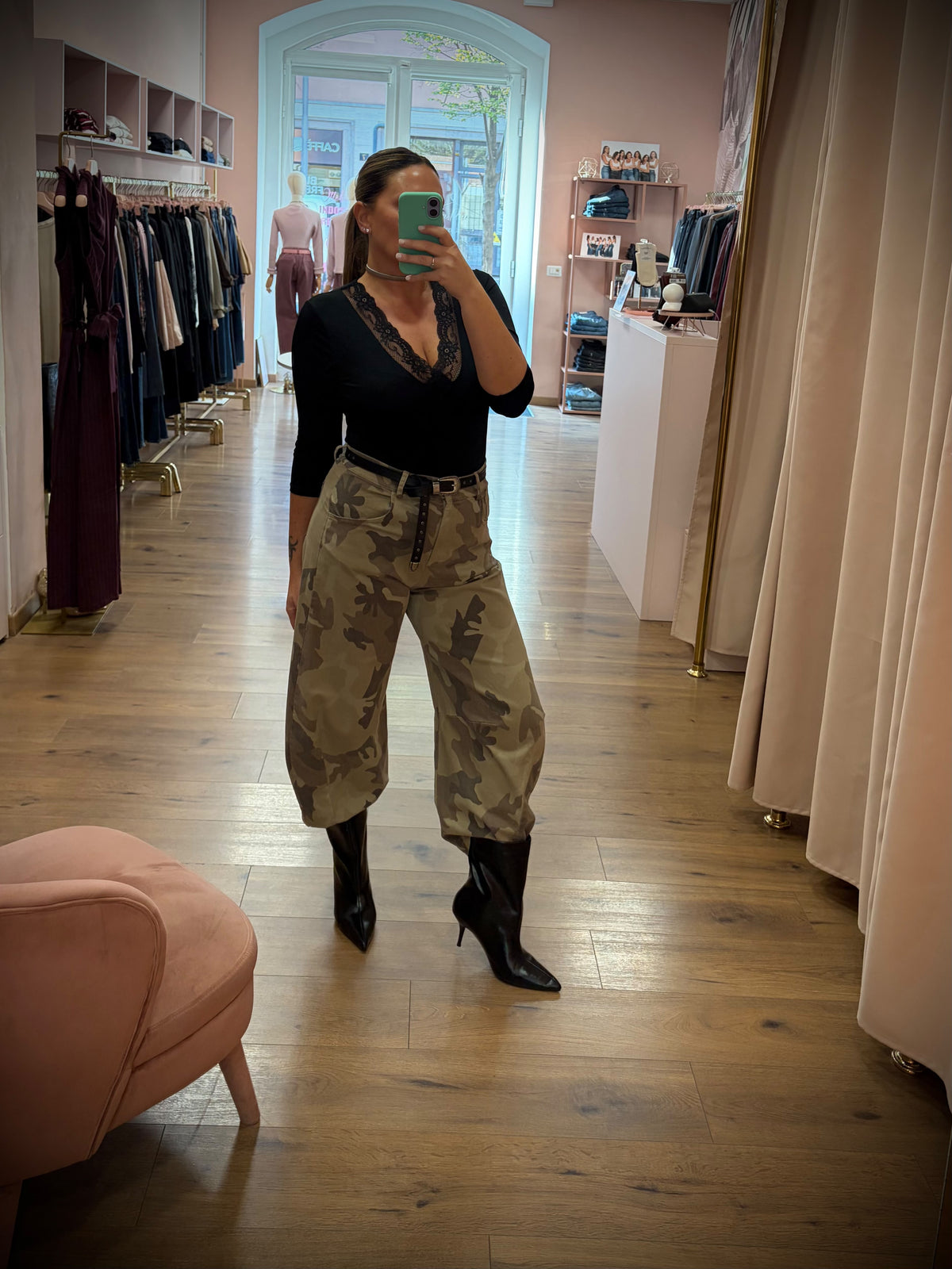 Pantalone ovetto camouflage