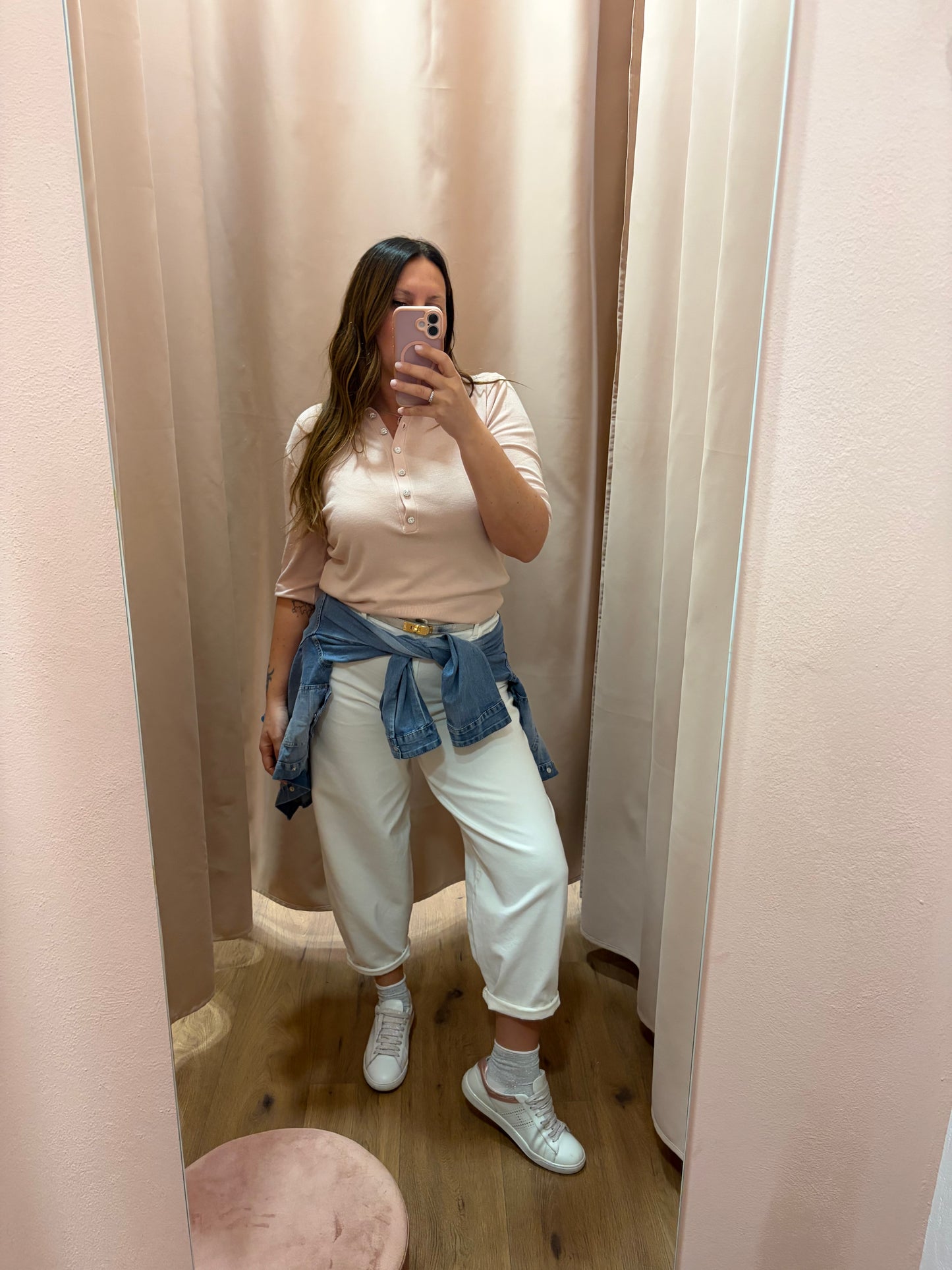 Jeans Boyfriend Bianco