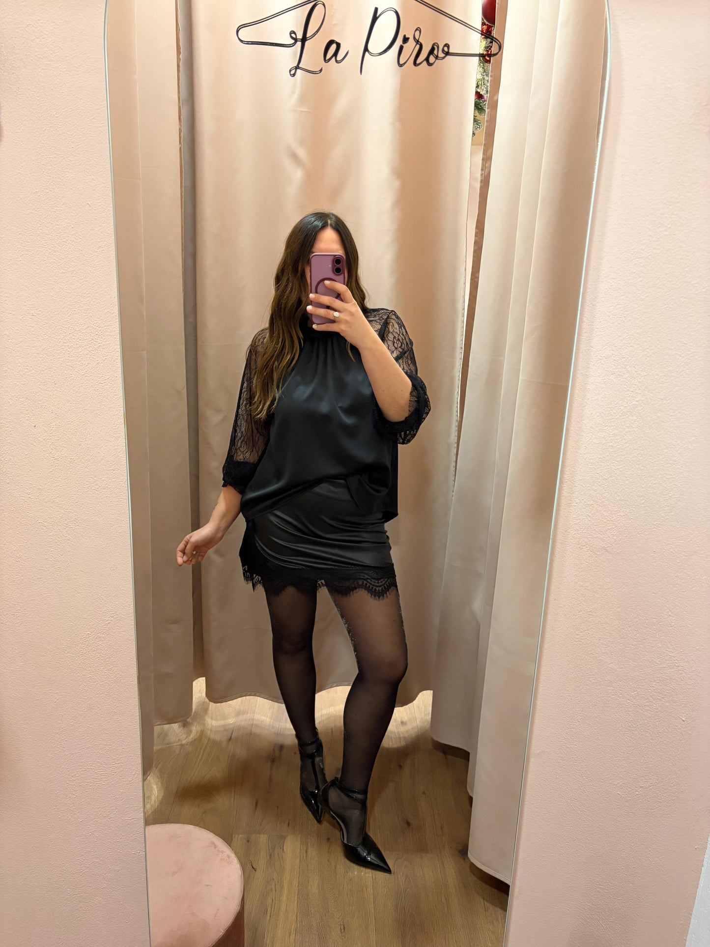 Minigonna in ecopelle