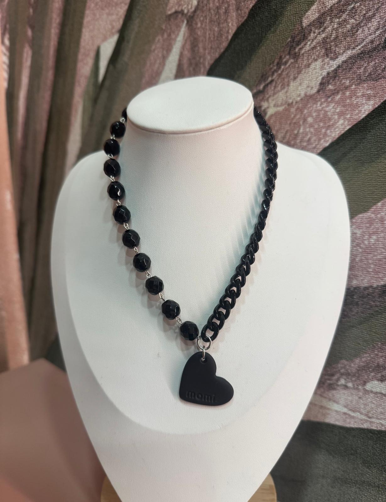 Francesca Corta Total Black Argento