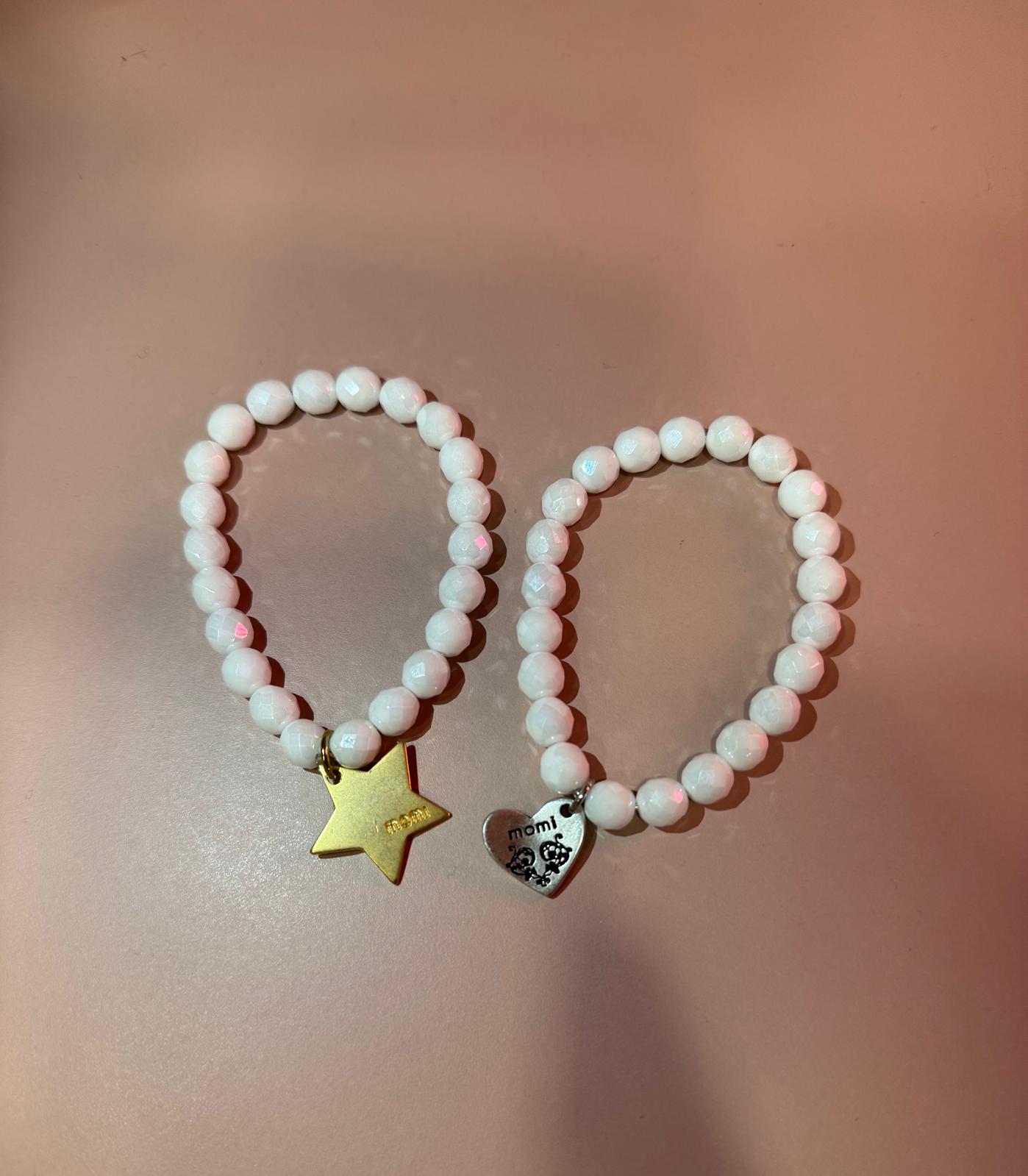 Bracciali bianchi Momi