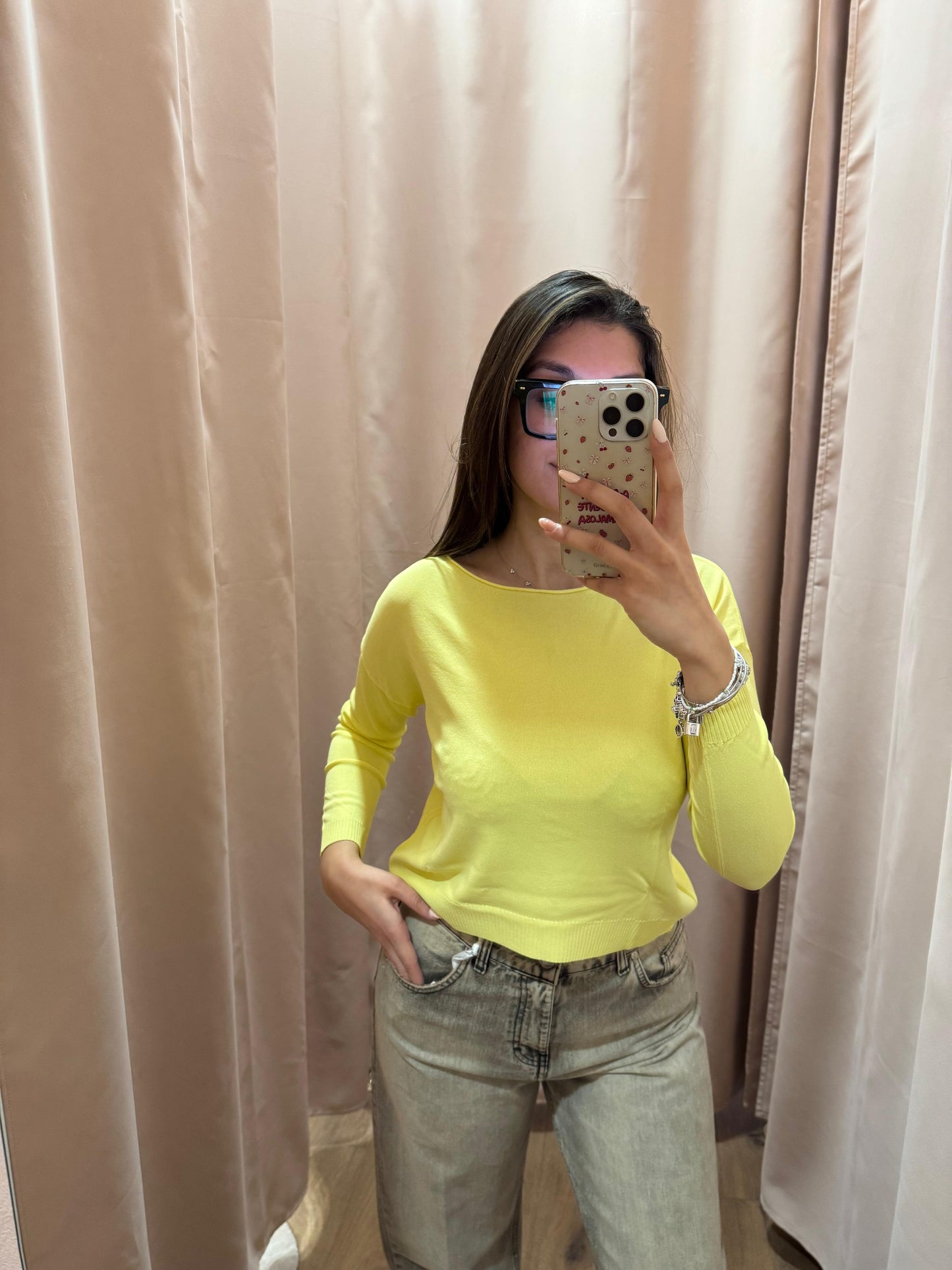 Maglia Barchetta Crop