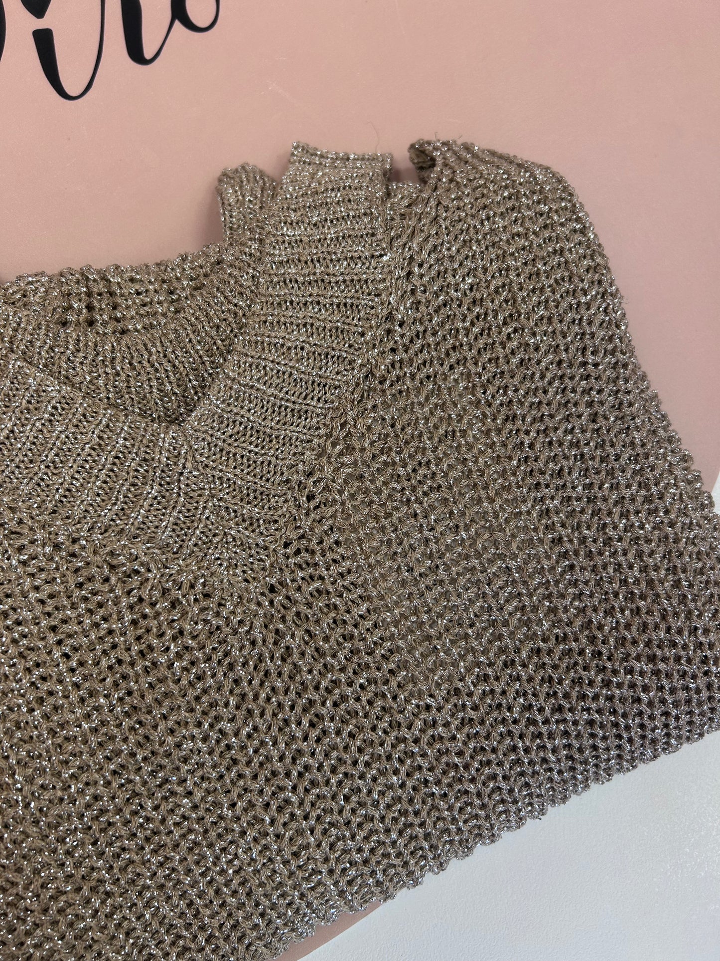 Maglia Lurex Cut Out