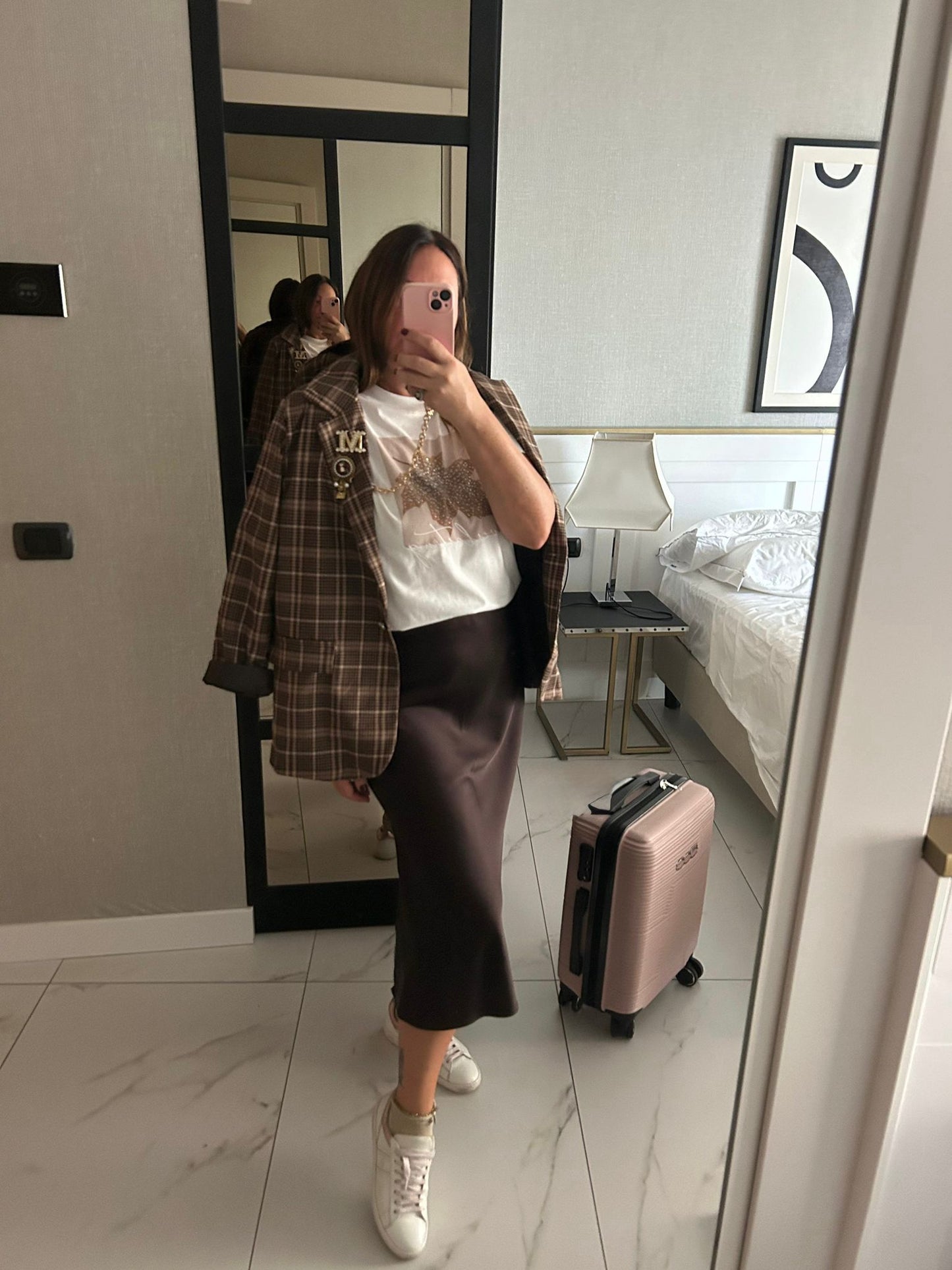 Gonna Satin Cioccolato