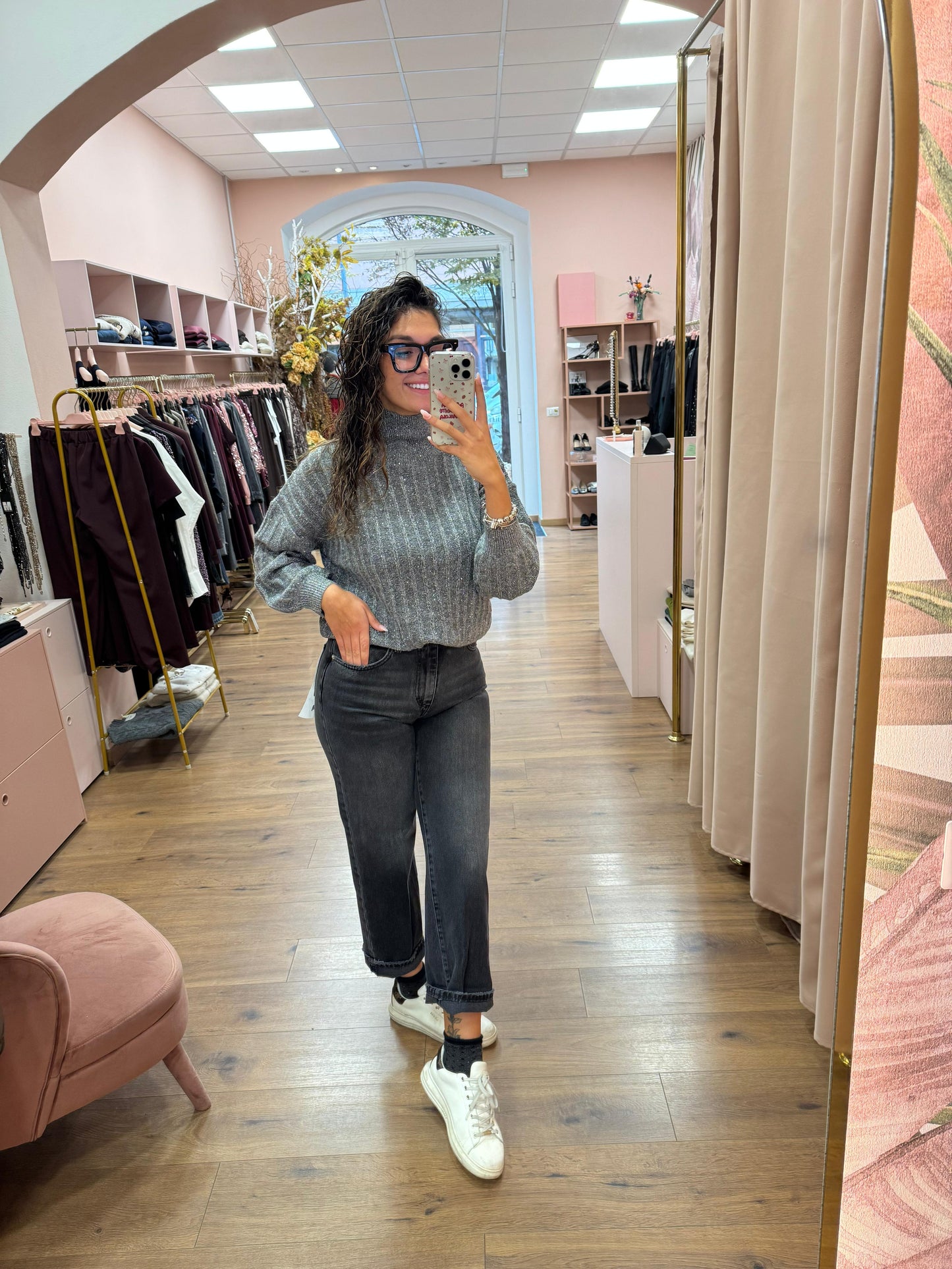 Jeans Mandy Denim Nero