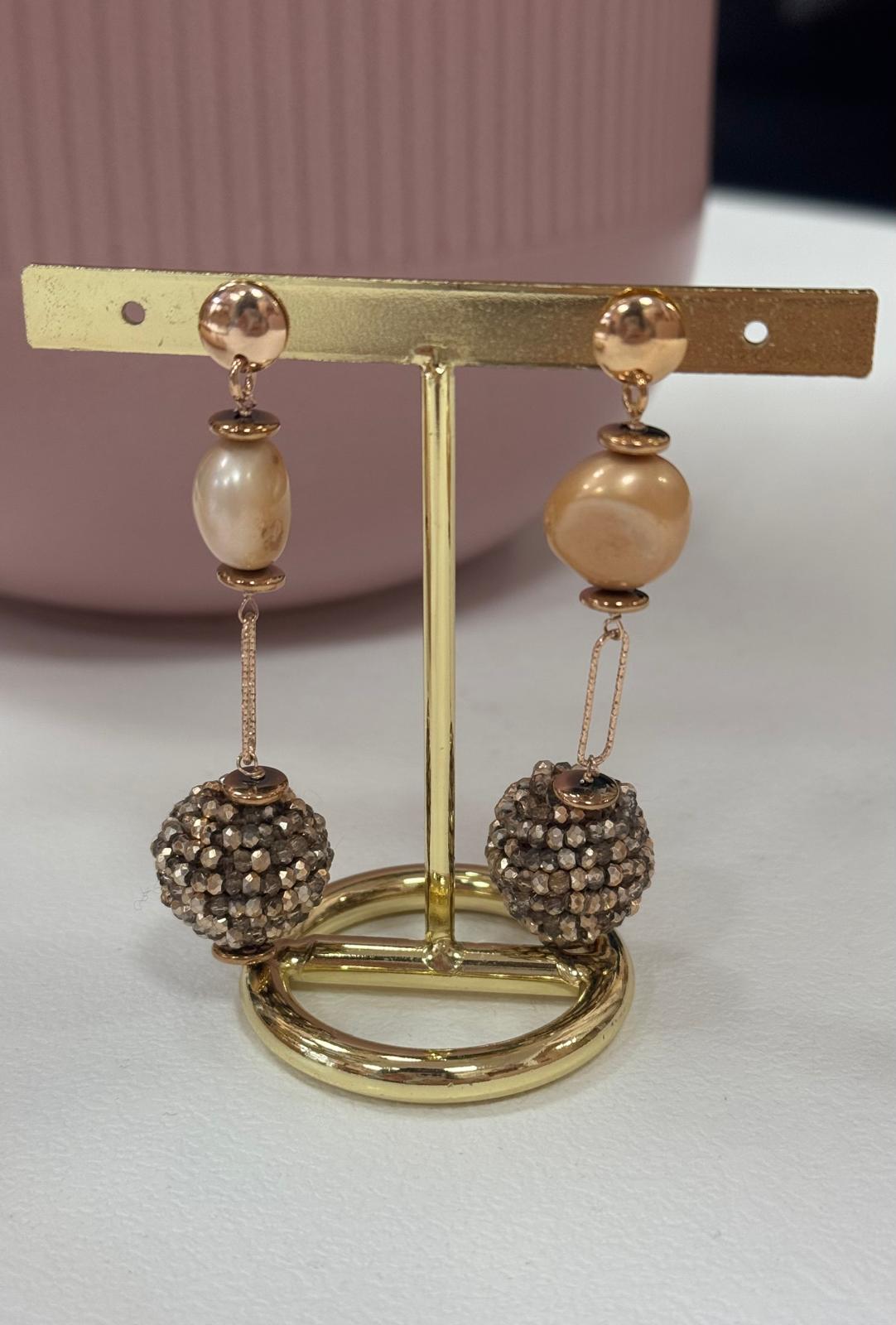 Orecchini Crystal Perla