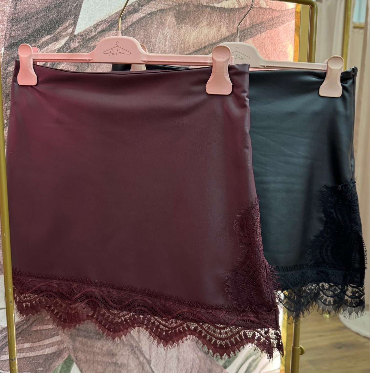 Minigonna in ecopelle