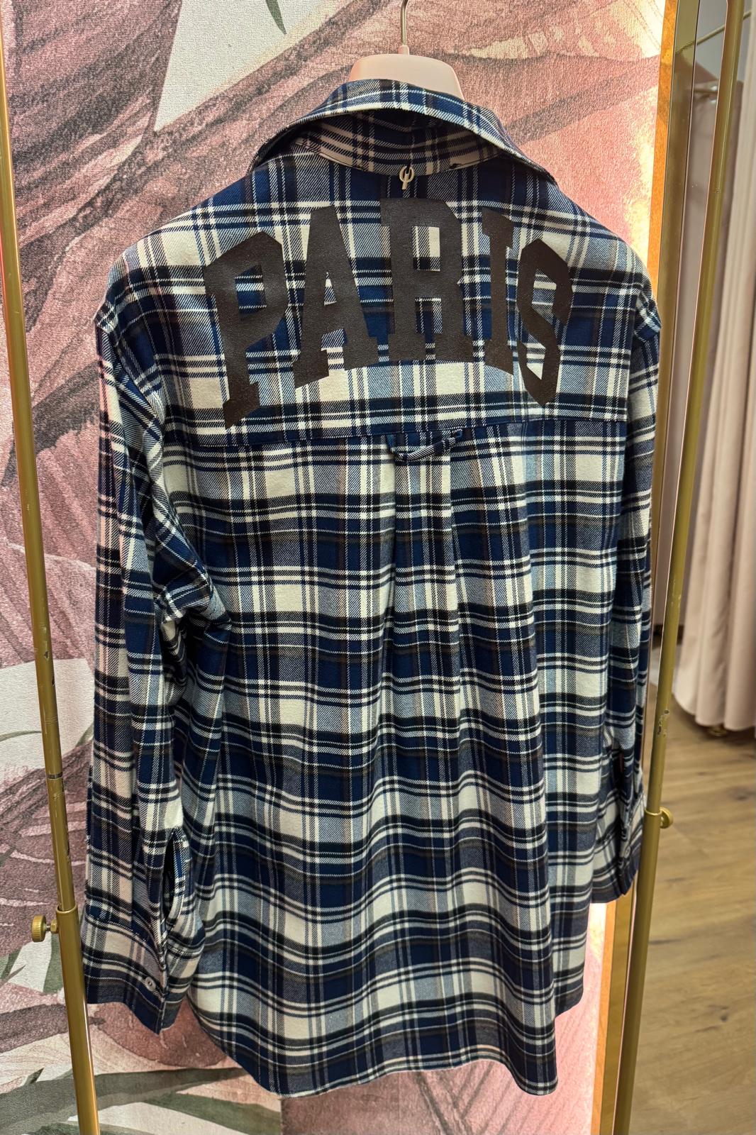 Camicia in check Blu