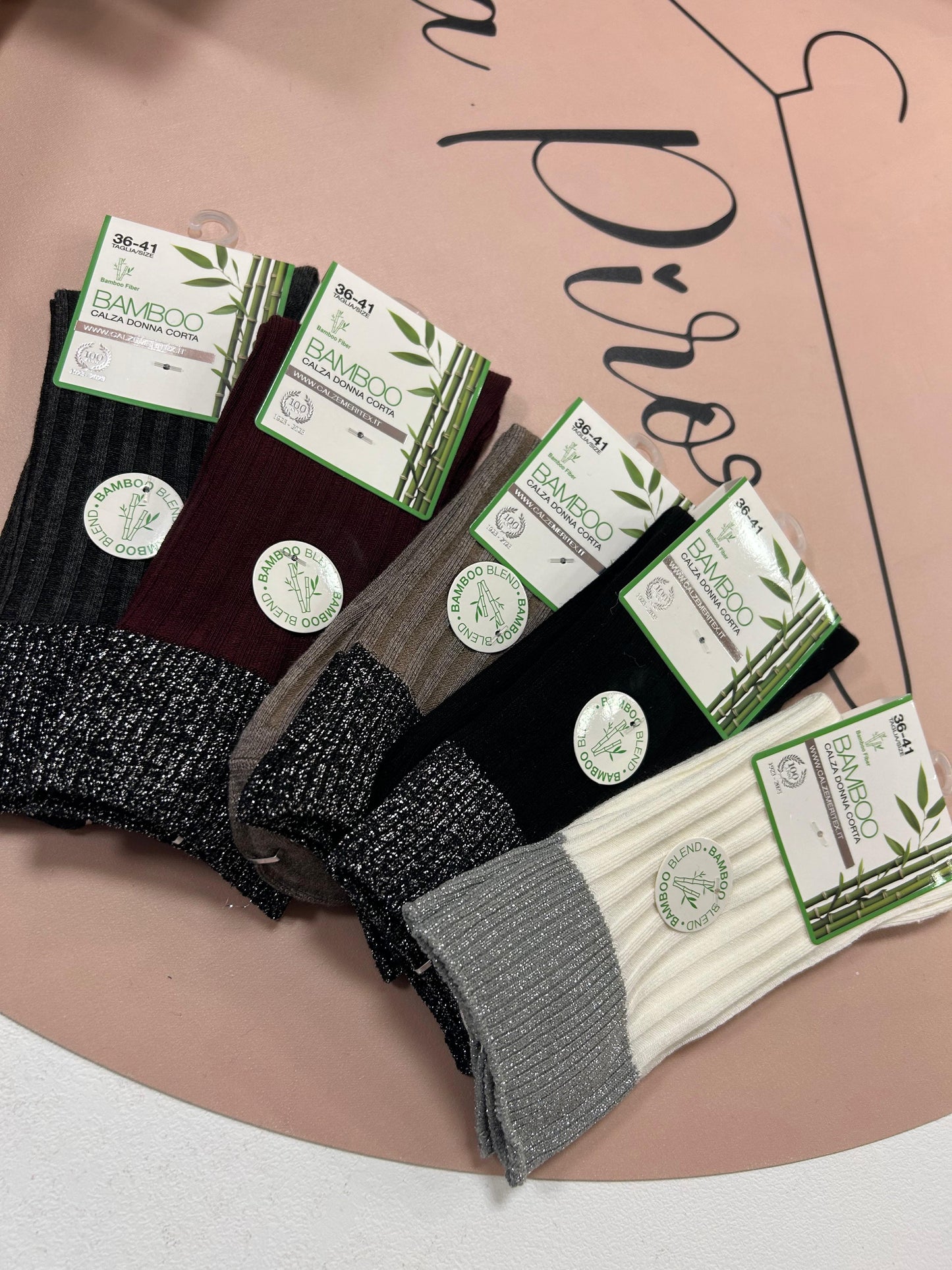 Calze Midi Bamboo e Lurex