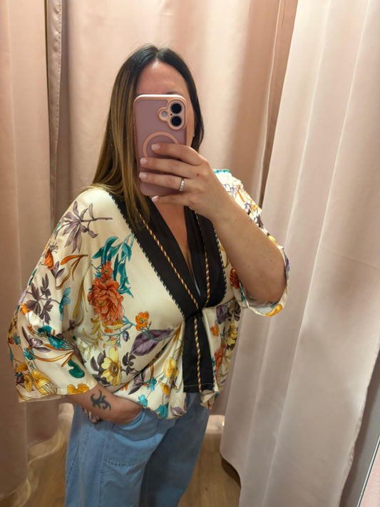 Kimono stampa Gucci Tiffany