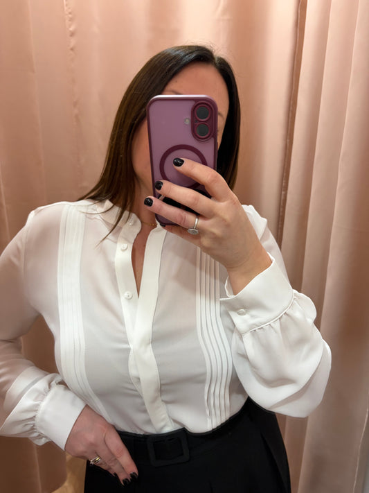 Camicia Plisset Chiffon