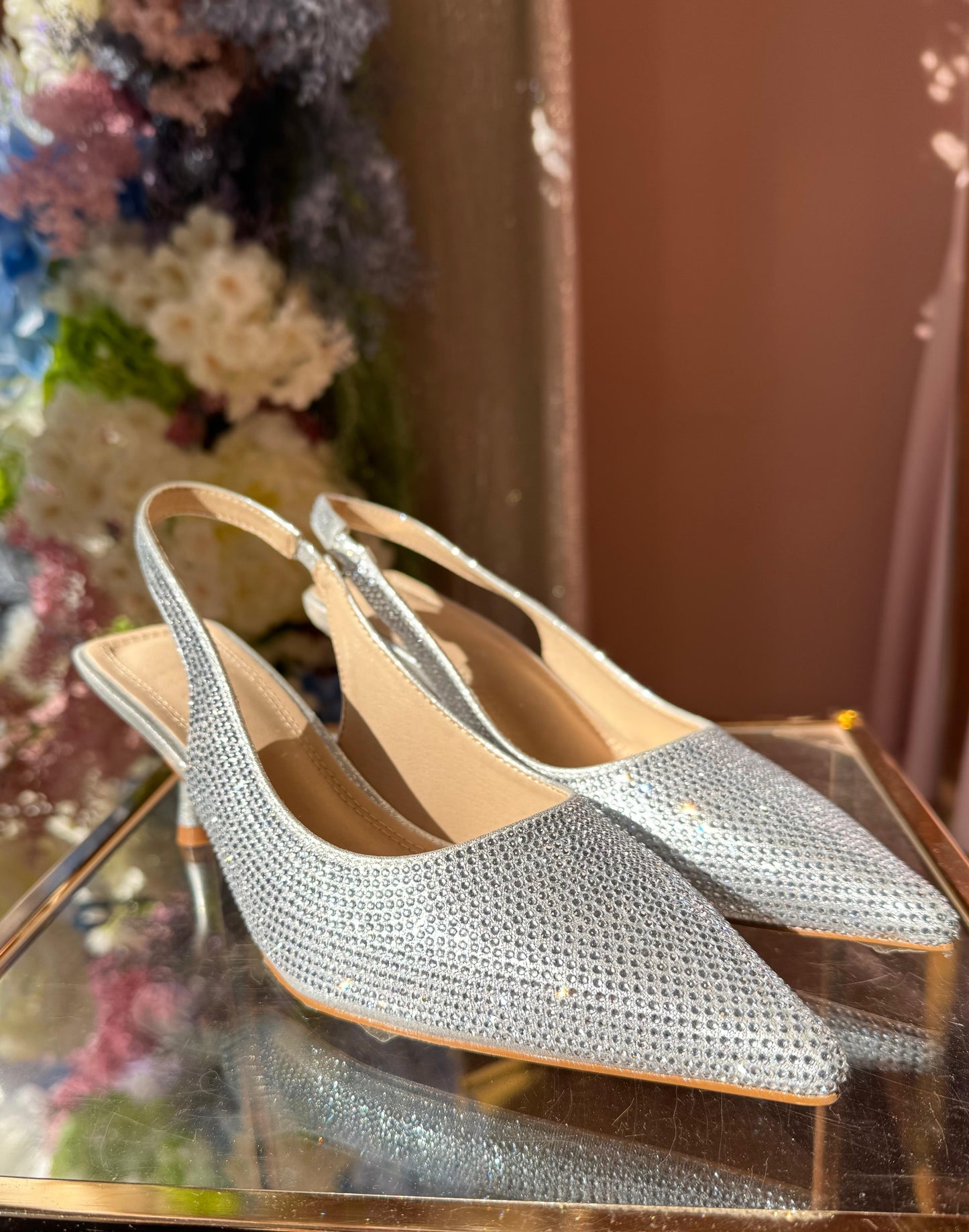 Slingback Phuket Argento