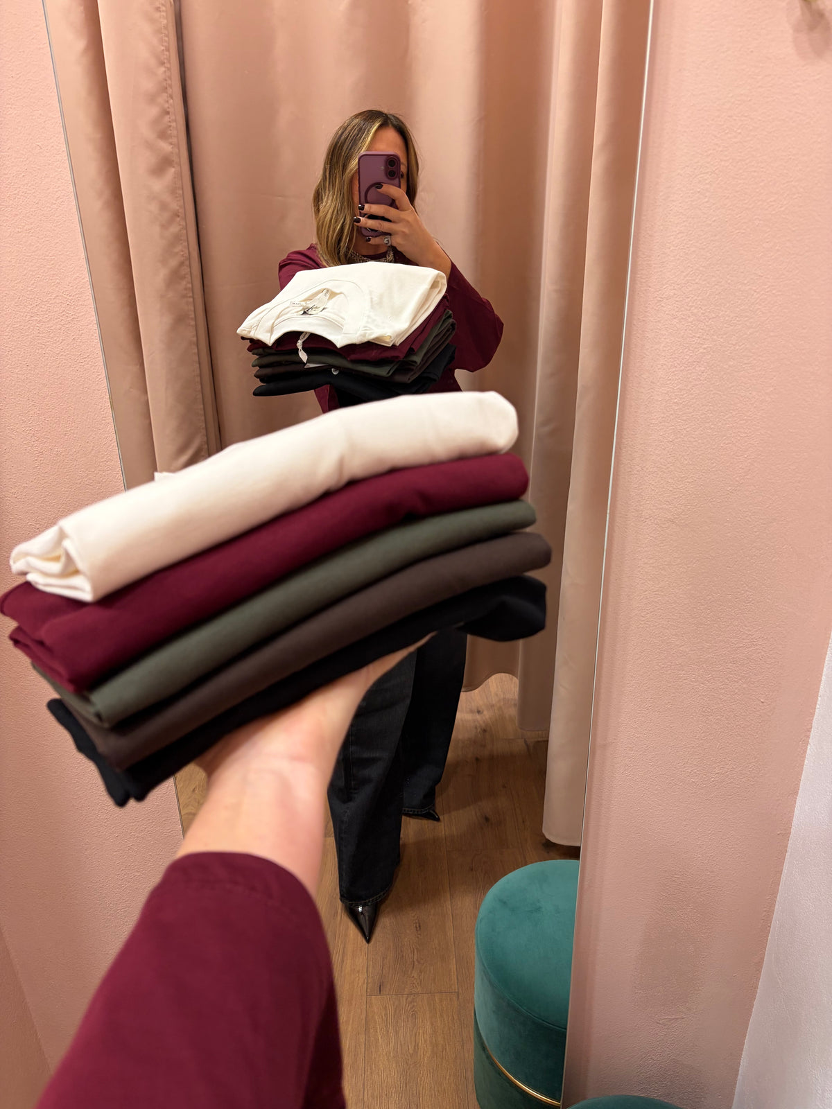 Tshirt manica lunga a campana