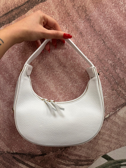 Mezzaluna in vera pelle