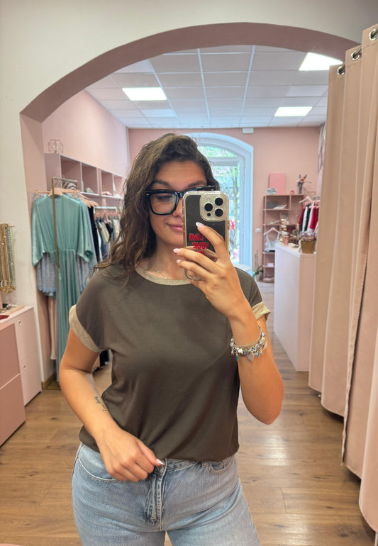 Tshirt Viscosa con microlurex