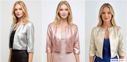 Giacchino in ecopelle cangiante