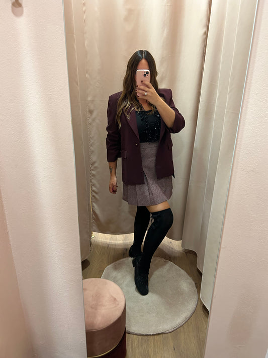 Minigonna Pieghe LADY