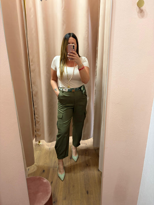 Pantalone Fresco Cargo