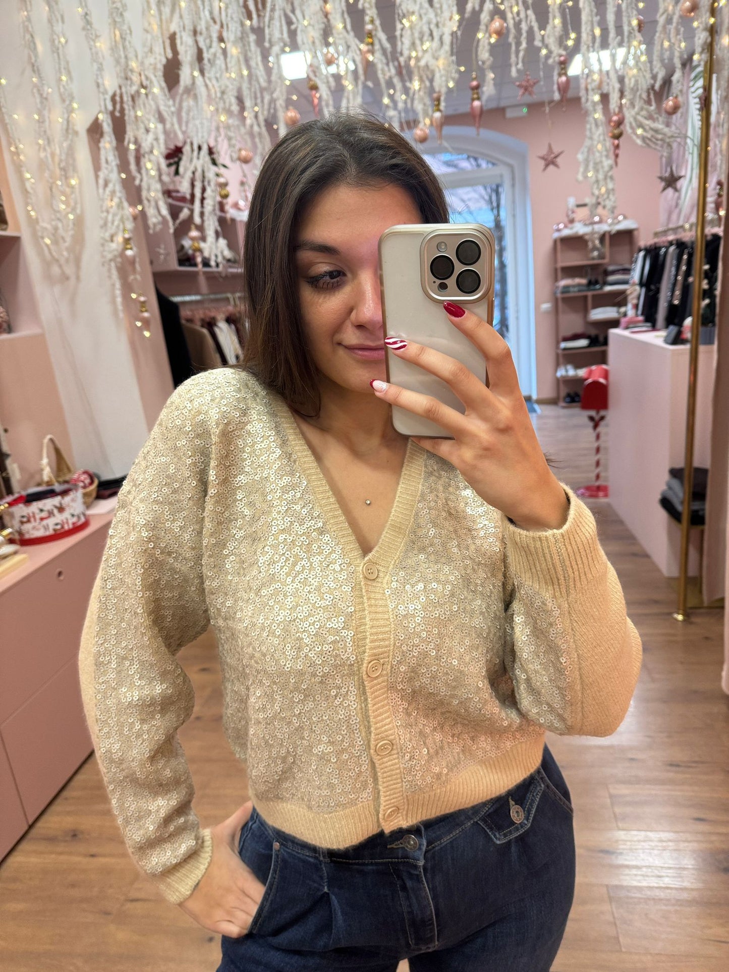 Cardigan Paillettes