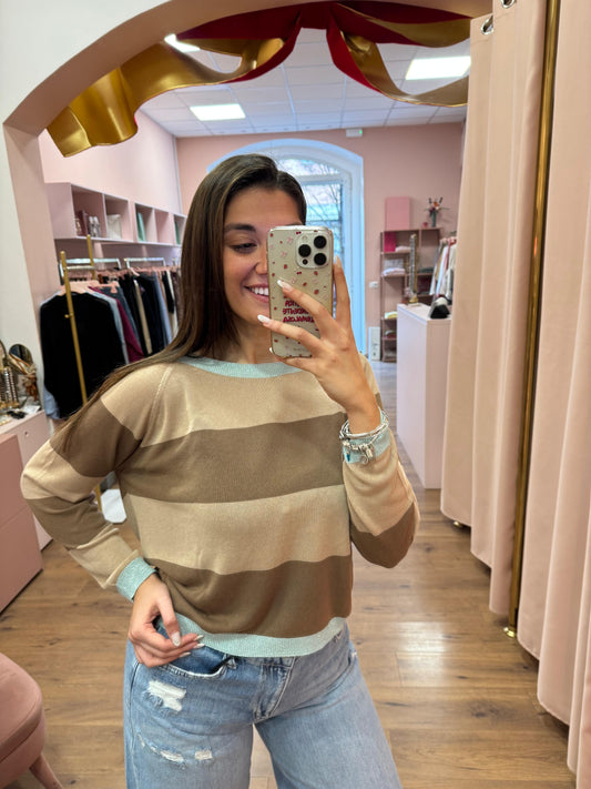 Maglia Scatoletta a righe