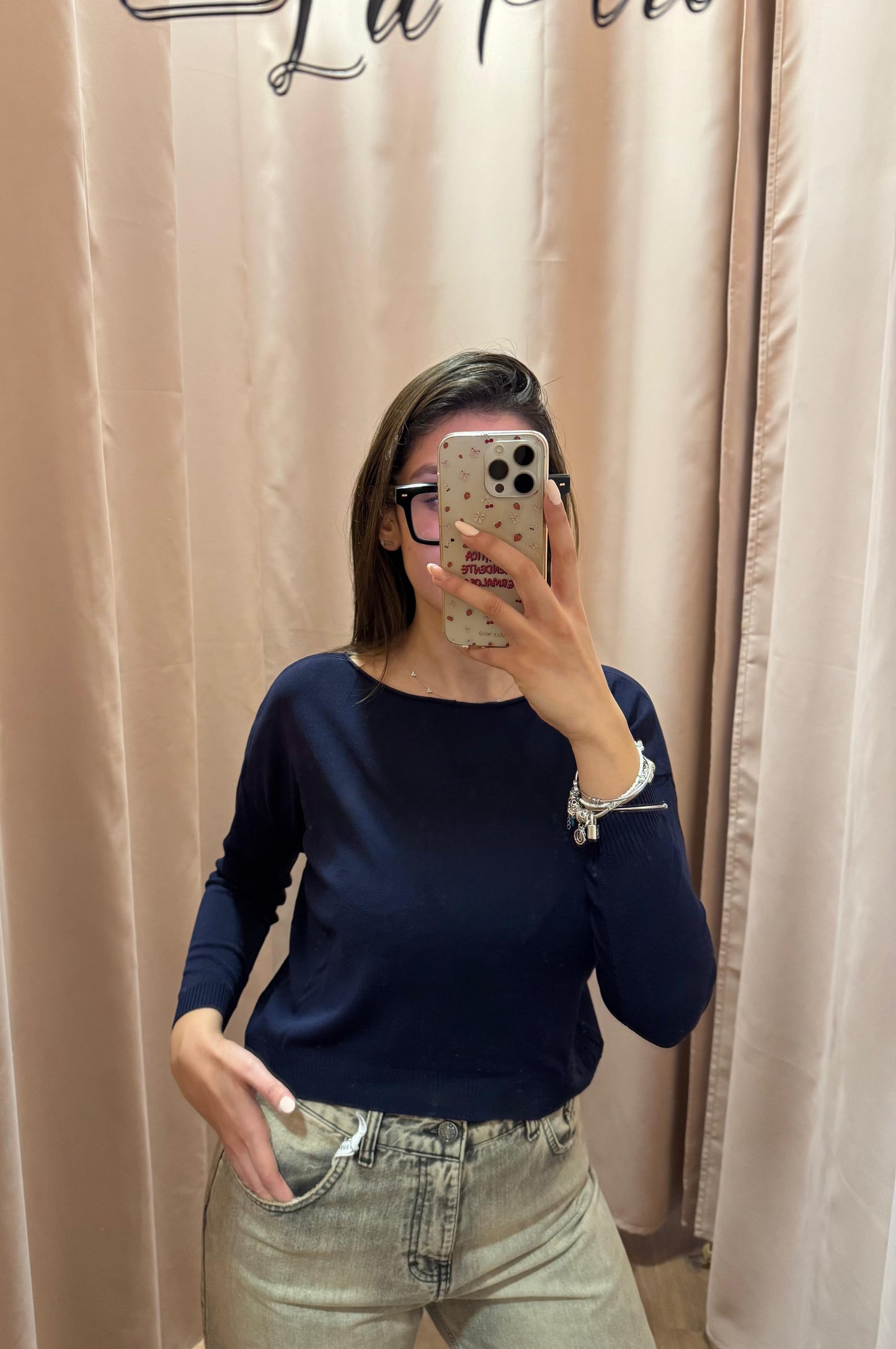 Maglia Barchetta Crop