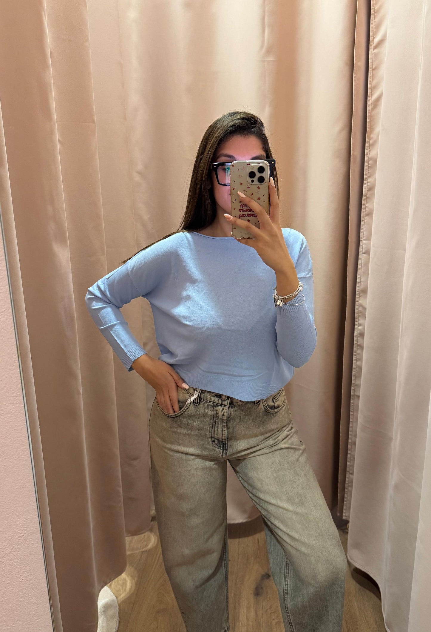 Maglia Barchetta Crop