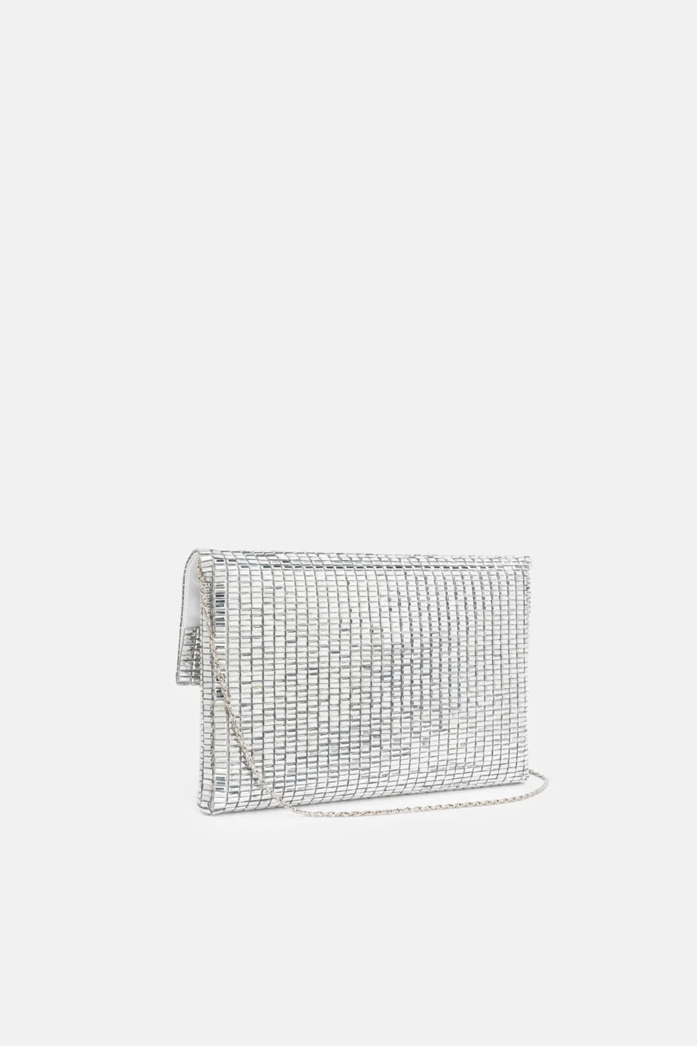 Pochette Vega Pixel Argento