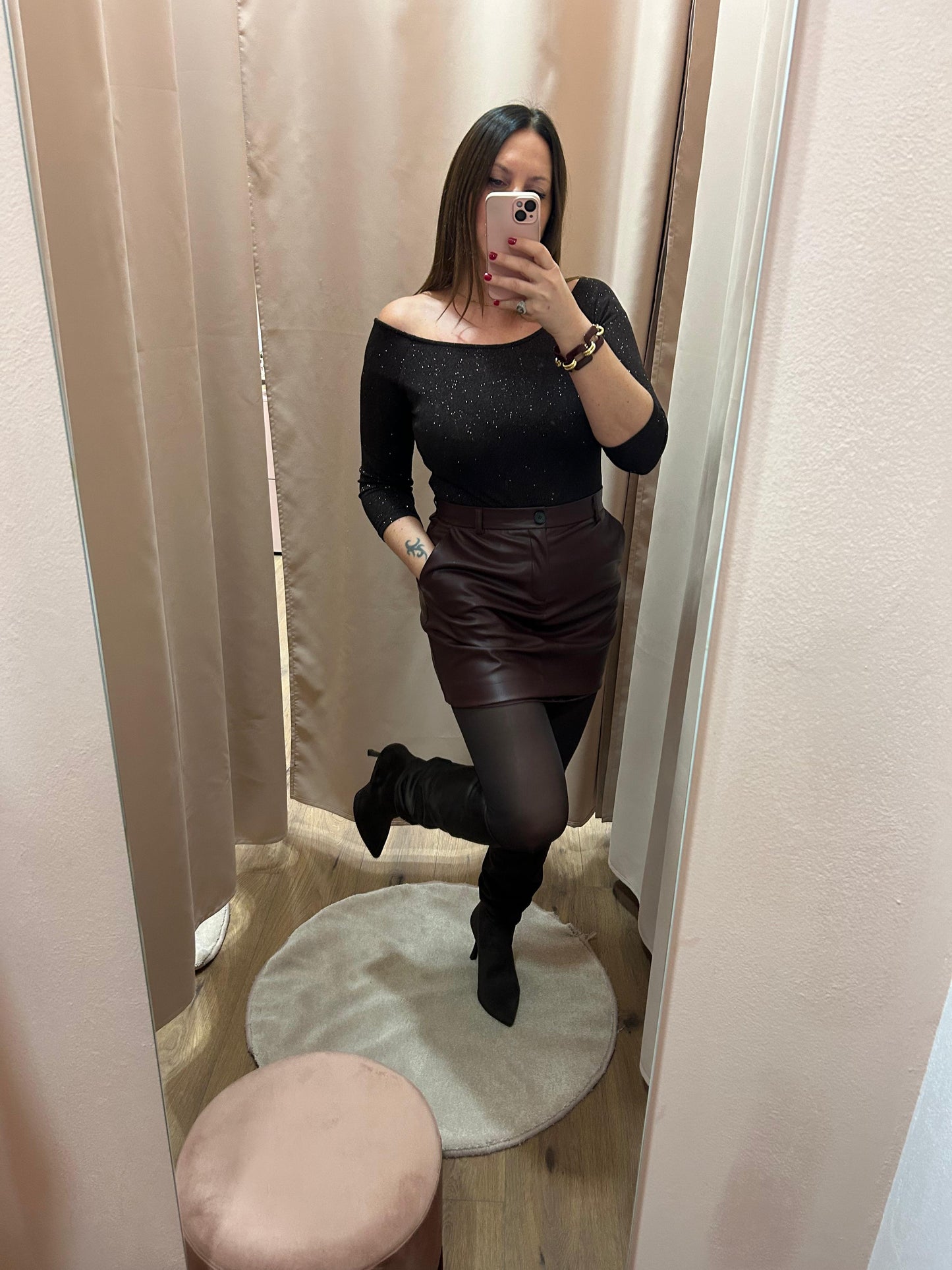 Minigonna In Ecopelle Vicolo