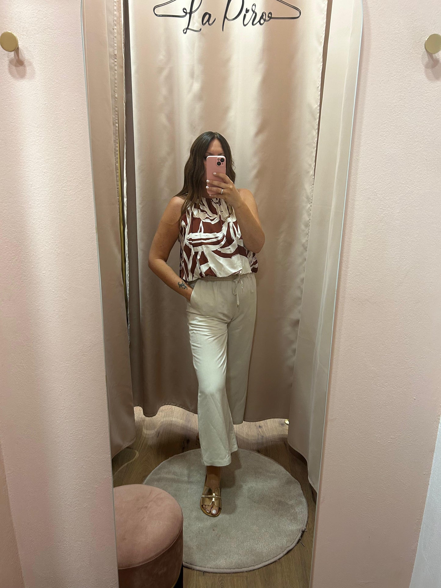 Pantalone Sydney misto lino