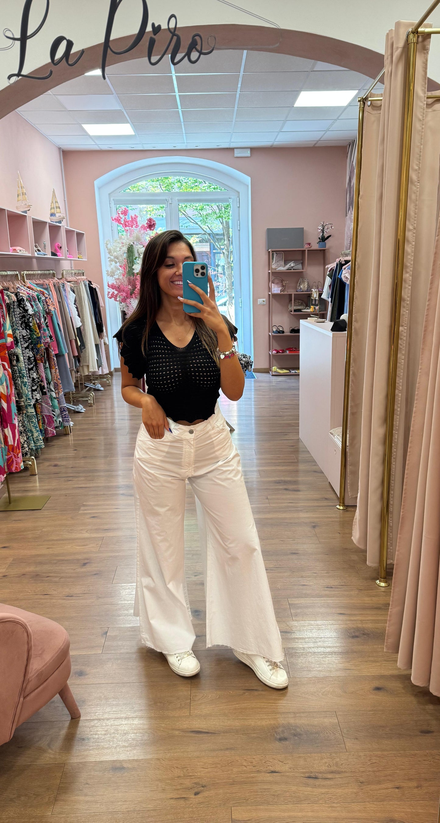 Pantalone in Tela a palazzo
