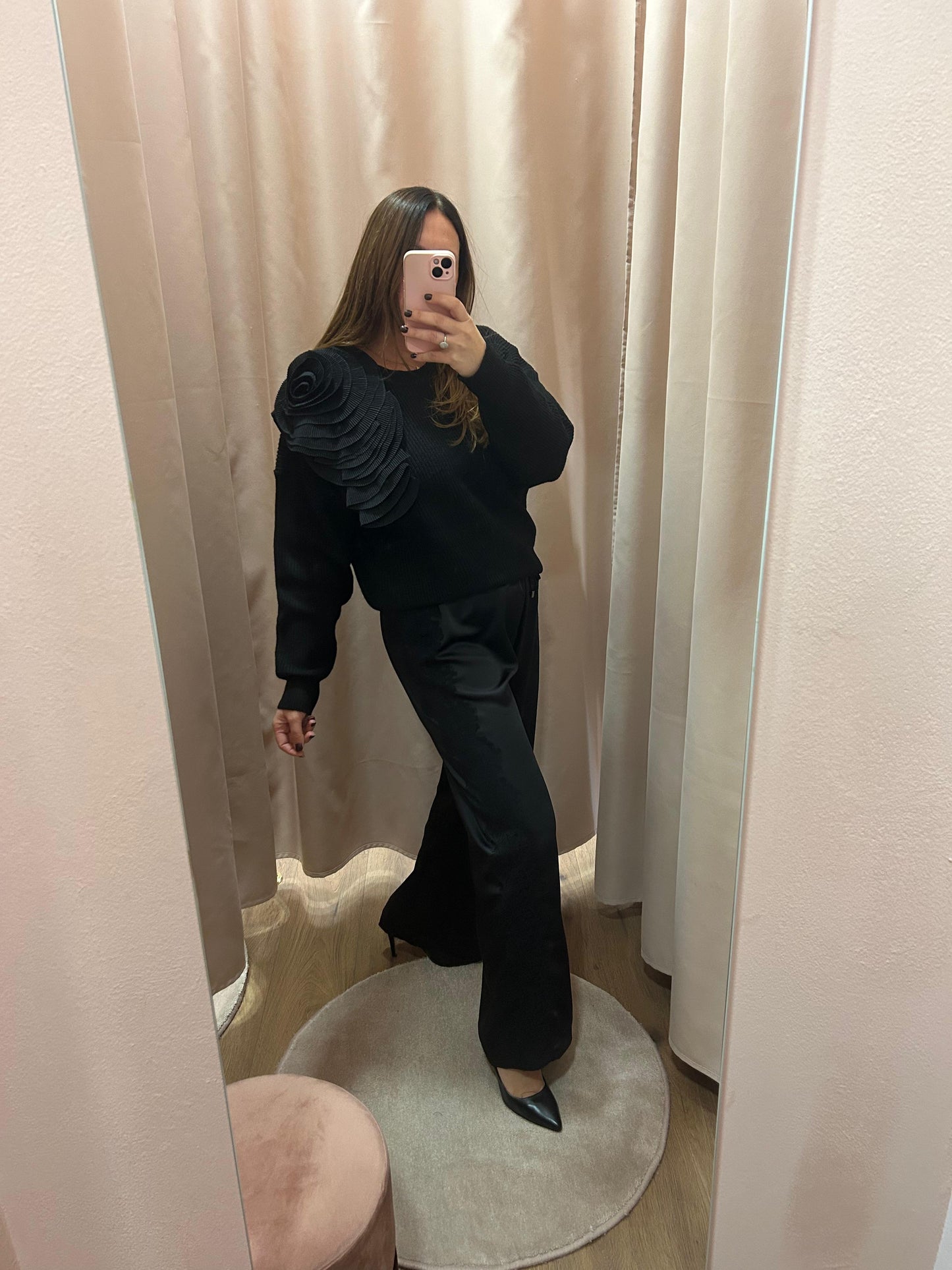 Pantalone Romantico Pizzo&Raso