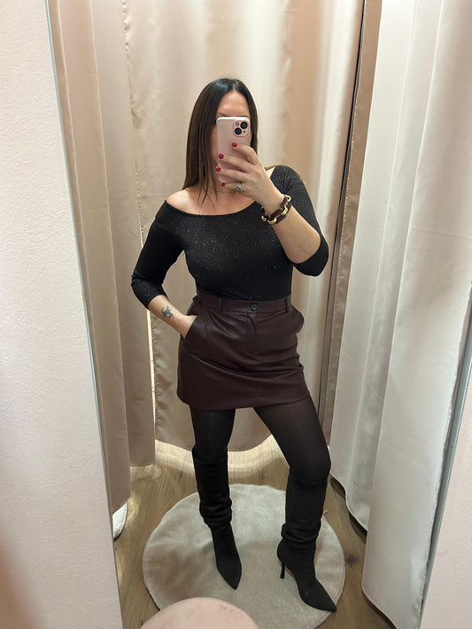 Minigonna In Ecopelle Vicolo