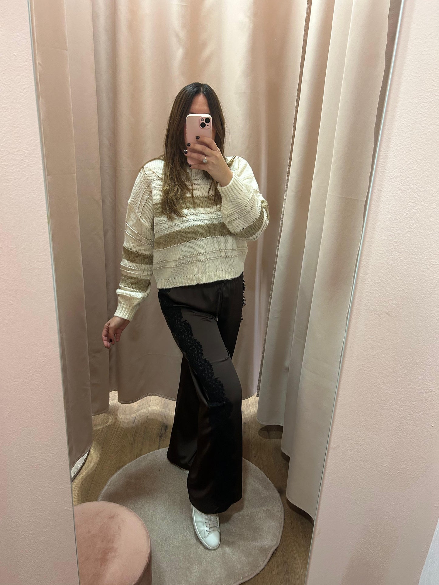 Pantalone Romantico Pizzo&Raso