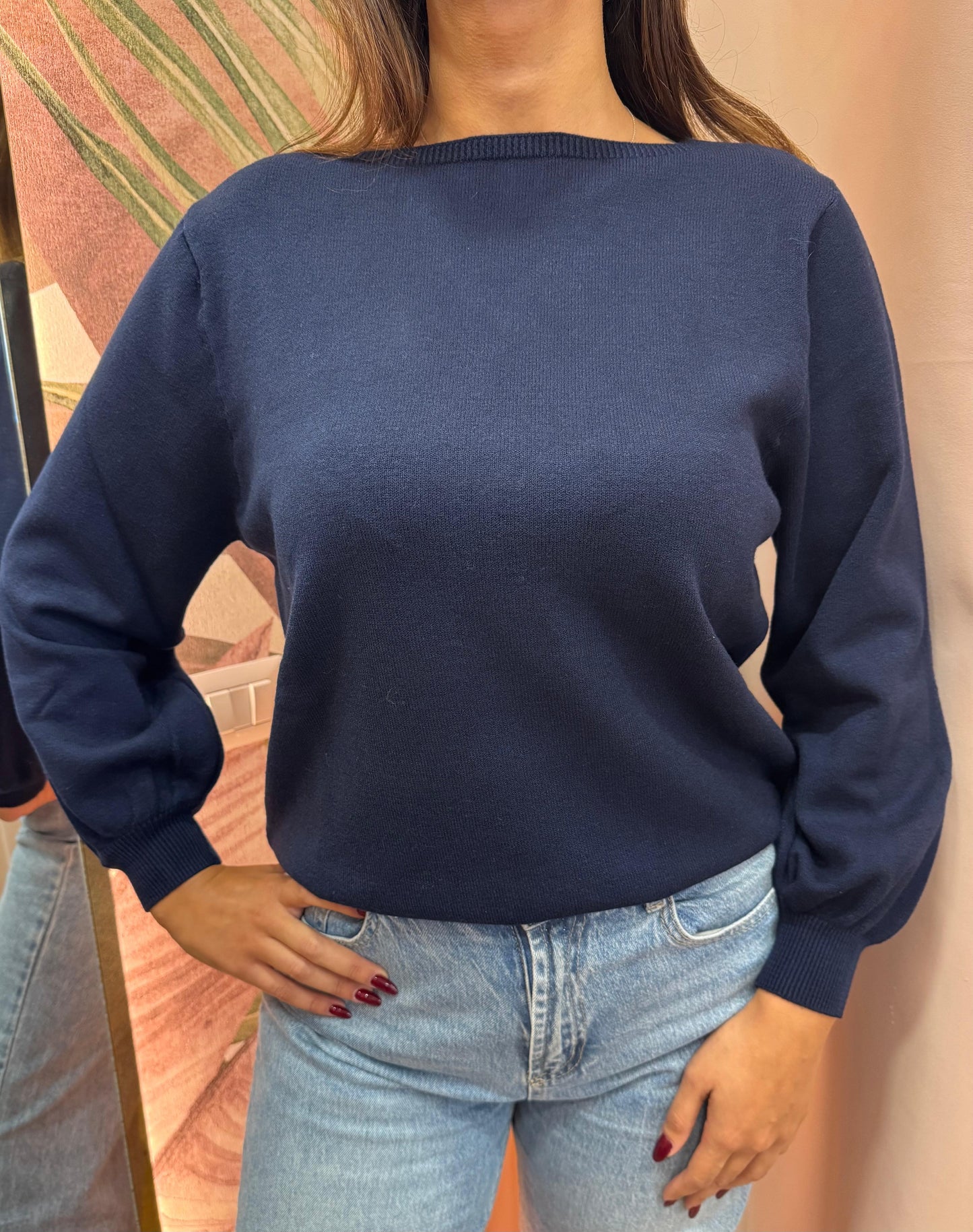 Maglia Scatoletta Manica Sbuffo