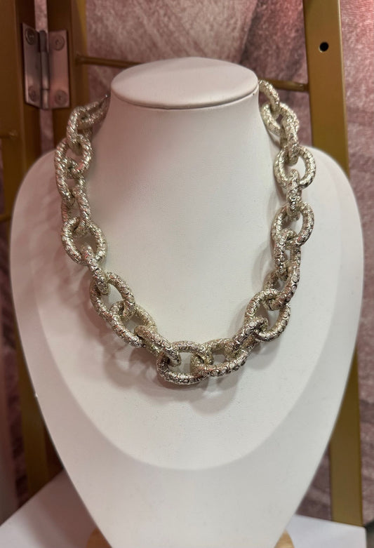 Collana Catena Silver e Oro