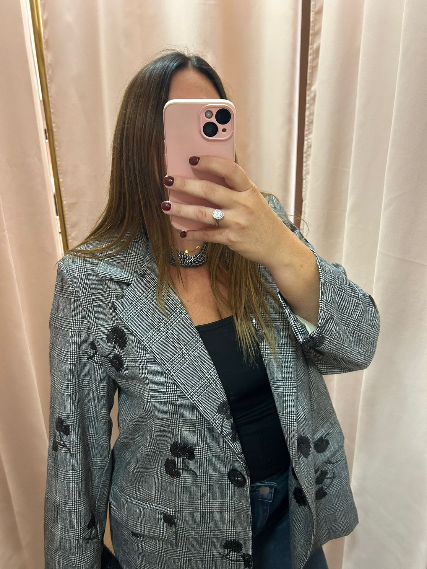 Giacca con dettagli paillettes