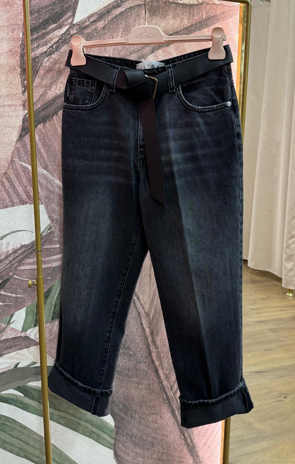Jeans Mandy Denim Nero
