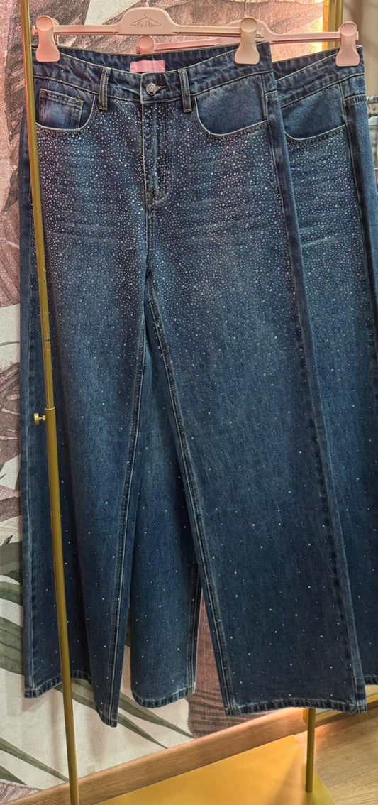 Jeans Strass Libra