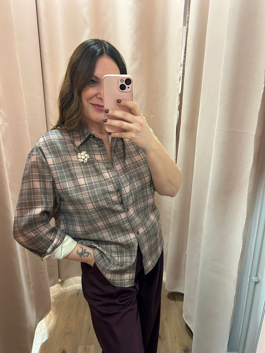 Camicia over Check RosaPiro