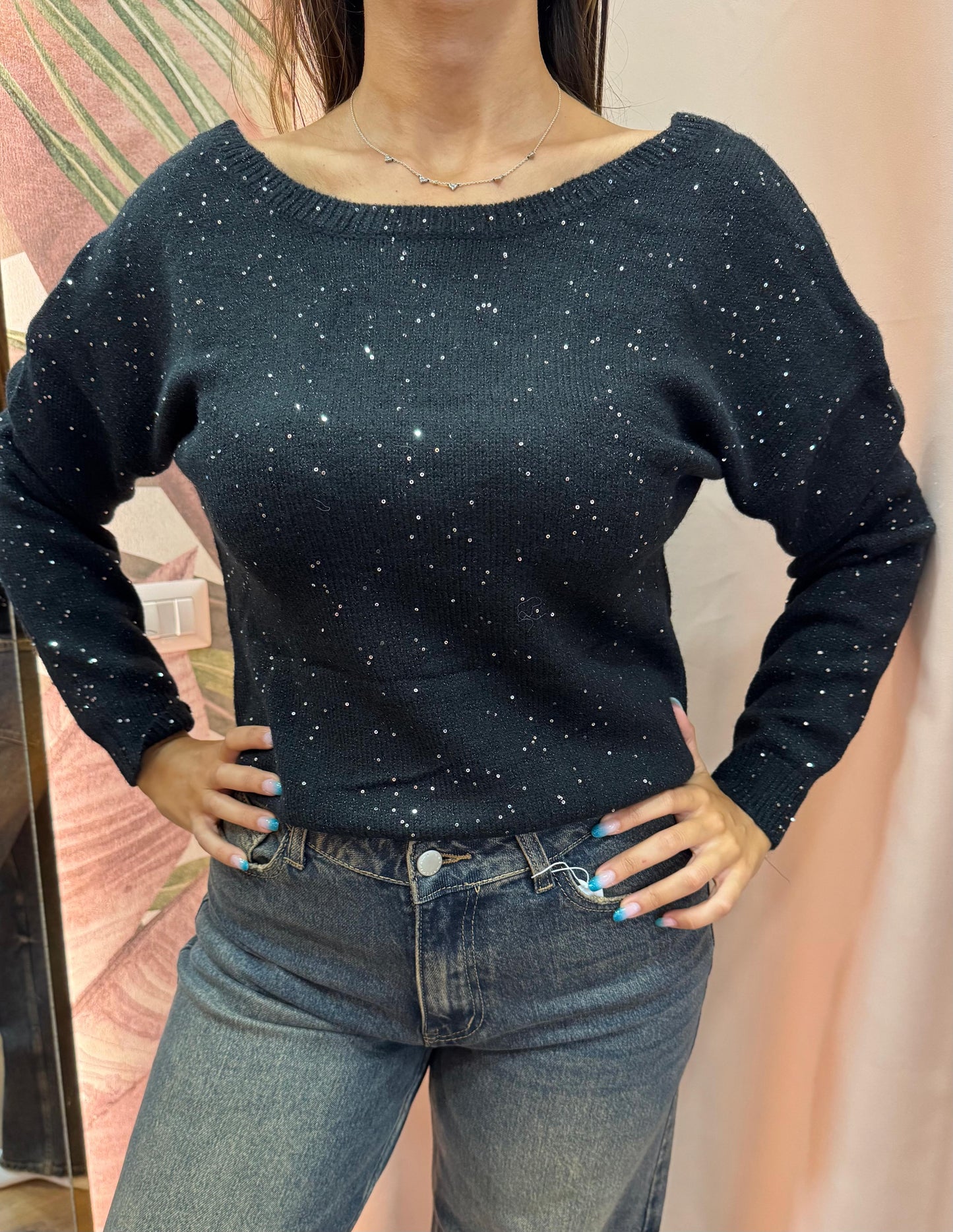 Maglia Fiocchi e Micropaillettes